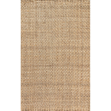 Estera Hand Woven Boucle Chunky Jute Area Rug
